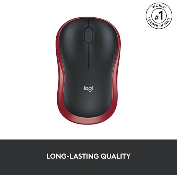 Langaton hiiri, 2,4 GHz, pienellä USB-vastaanottimella, ambidextrous