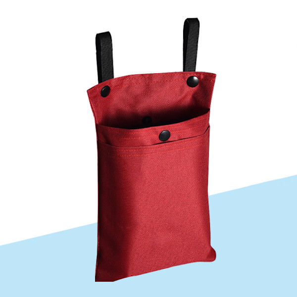 Auton säilytyslaukku, auton roikkuva laukku, auton roikkuva laukku, vedenpitävä, punainen