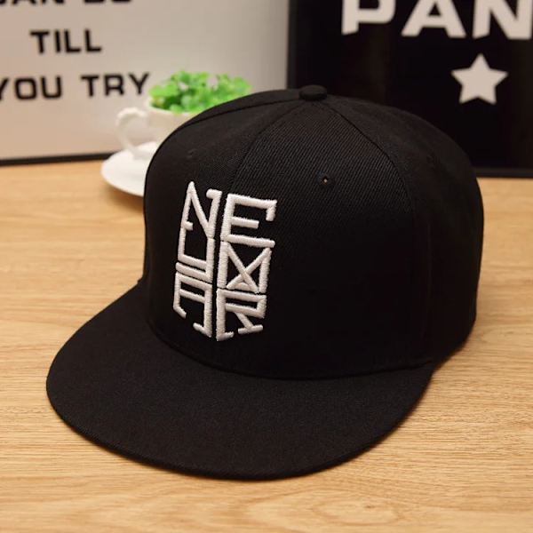 Brasilien Neymar Hatt Hip Hop Snapback Sommar Fotboll Cap Män Mode Baseball Hatt Trucker Kepsar Present för pojkar WHITE