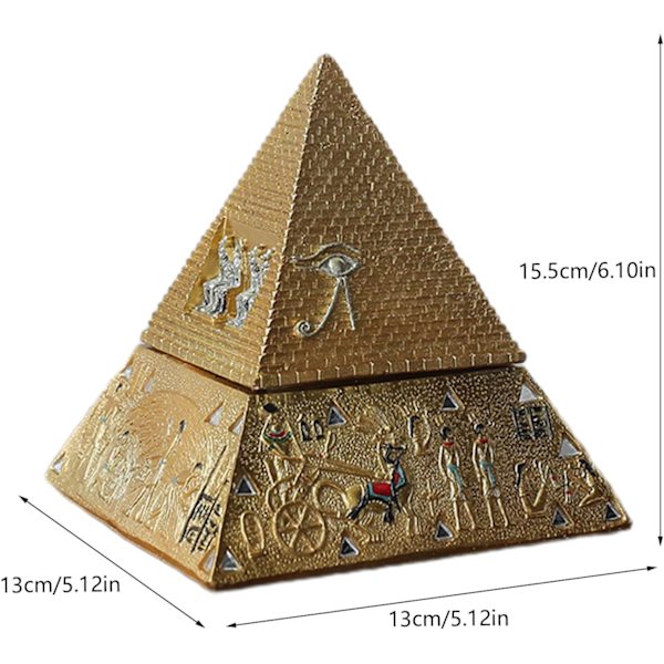 Egyptisk farao staty set | Mumie och sfinx skulpturer | Mytologi inspirerade ornament | Unik hemdekorsamling | Sfinxfigurer E