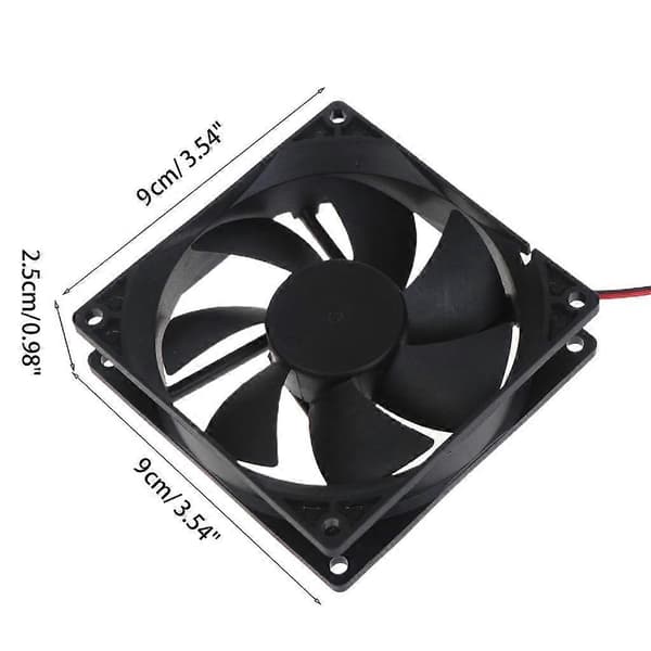 9x9x2,5 cm CPU-blæser XH2.54 2Pin Dobbelte kuglelejer PC Server Køleradiator 3016R 24V_max
