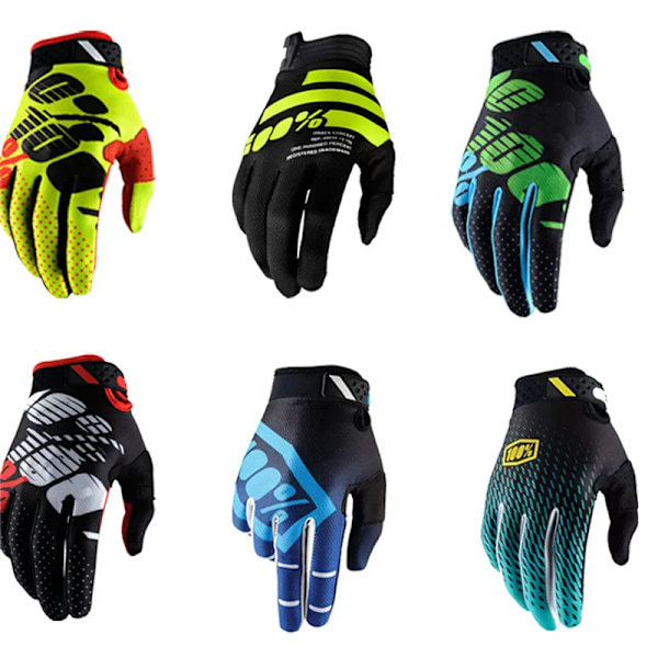 NYA Mtb Mountaincykel Handskar Motorcykel Racing Handskar MX Motocross Handskar Finger Cykelhandskar Cykeltillbehör Spot--100 L