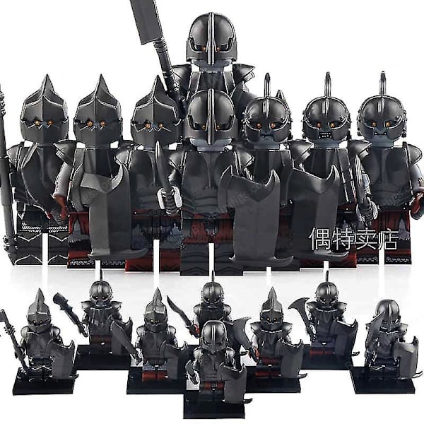 8 stk. Ringenes Herre Dol Guldur Orker Gundabad Orker Mordor Orker Minifigurer Byggeklodser Action Toy Figurer [DB]