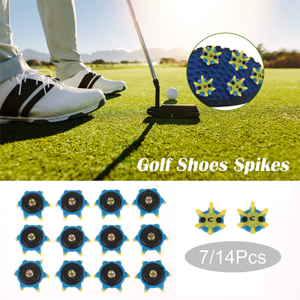 Golfsko Spikes Fast Twist Skruv Sko Spike Set 14st