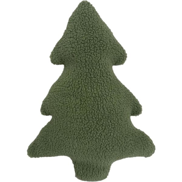Julegran pute 15,8x11 tommer 3d treformet pute plysj fylling dekorativ pute søt myk soverom juledekor for stue, sofa kasteputer 40x28 cm