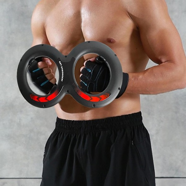 Underarmsstyrka Grepp, Motståndstränare, Muskelträning Verktyg för Hem, Gym & Resa Black 30KG