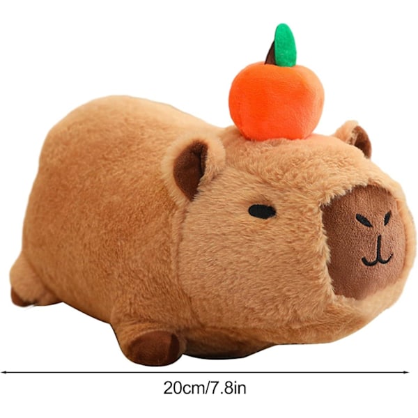 Capybara Plys | Capybara Bamse | Capybara Gaver | Realistiske Plysdyr | Brun Plysdukke Legetøjsfigur | Blød Capybara Pude Hjem