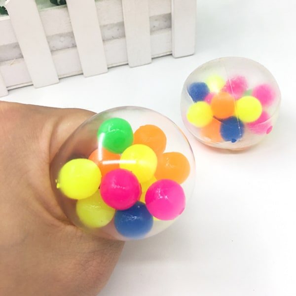 3 st/set Stressreducerande bollar Leksaker Klämbollar för stressreducering och förbättrat fokus Leksak för barn och vuxna 0.2