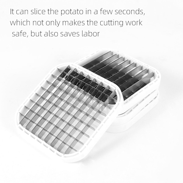 5-i-1 potatisskärare i rostfritt stål, potatisskärare Fruktskärare Fritesmaskin Pommes frites verktygssats