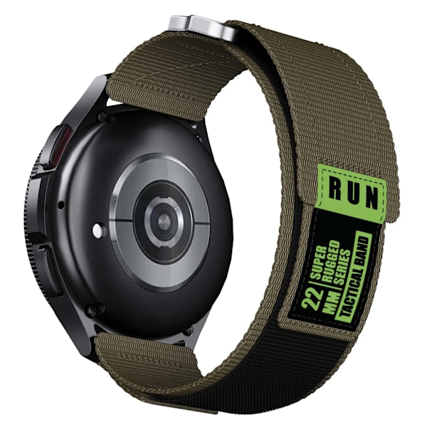 20 mm 22 mm nylon klockarmband för Garmin Forerunner 245 / 645 MUSIC, 20 mm 22 mm universellt klockarmband för Garmin vivoactive 3 MUSIC svart Quick Fit 20mm