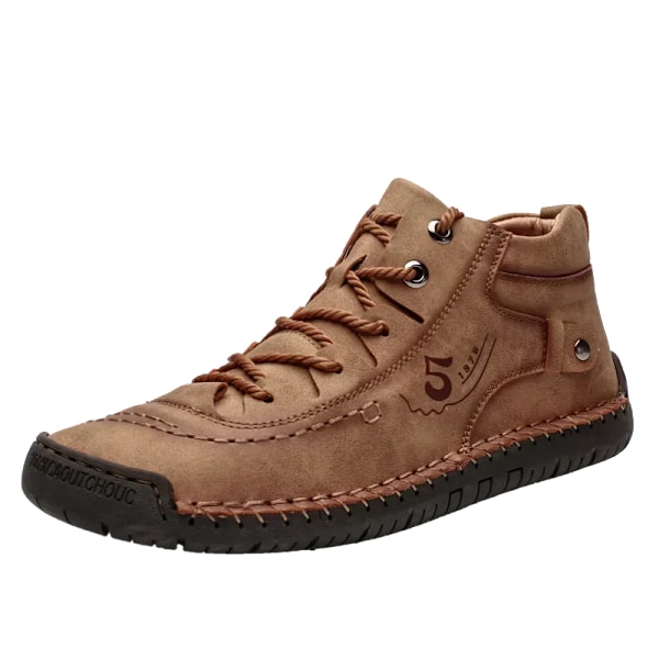 Gumrukfree Genuine Läder Skor För Män 2024 Ursprungliga Mäns Sportskor Gratis Frakt Och Billiga Ursprungliga Mannen Sneakers Al 9926-1-Brown 44