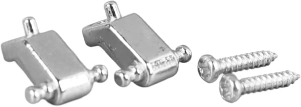 Gitarstrengs-holder, Tree Standard Roller String Guides Metal Elektrisk Gitar Streng Guide Holder Byte (Sølv) Silver