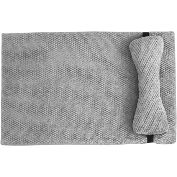 Vaskbar Hundesofa, Komfortabel Ortopedisk Seng for Små til Mellomstore Hunder Light grey L 40 x D 8 x H 8 cm