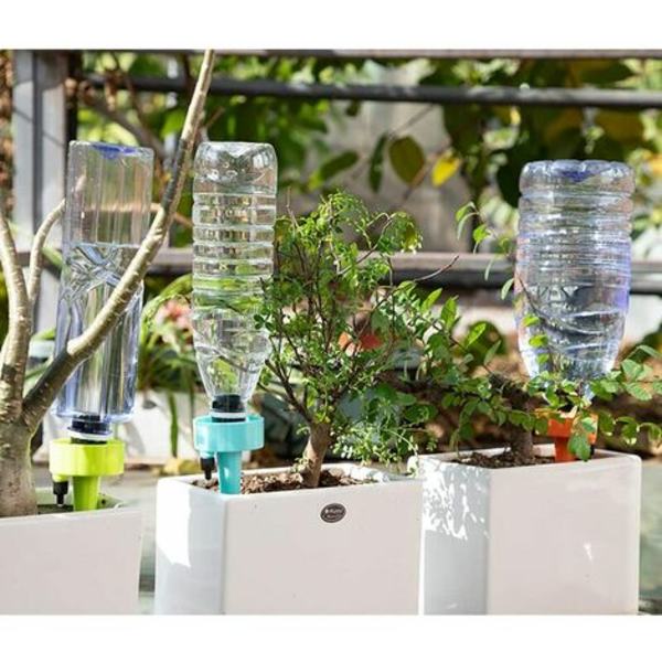 12-pack droppbevattningskit, automatiskt växtbevattningssystem Droppbevattningsutrustning för trädgårdshem inomhus utomhus/park