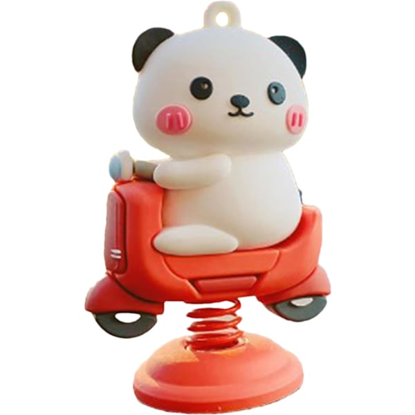 Miniatyyri piirrettyjä heiluttavia eläimiä, kevään veistoksia kojelaudalle, ei-deformoituva auton sisustus, pöytä-/sänkytarvikkeet Elektrisk panda