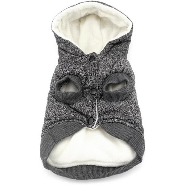 Hundjacka Kappa Hooded Pet Huvkläder Varma för Small Mittel D