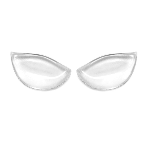 Transparent en-till-en-sett, myk silikon-bh-innlegg for kvinner