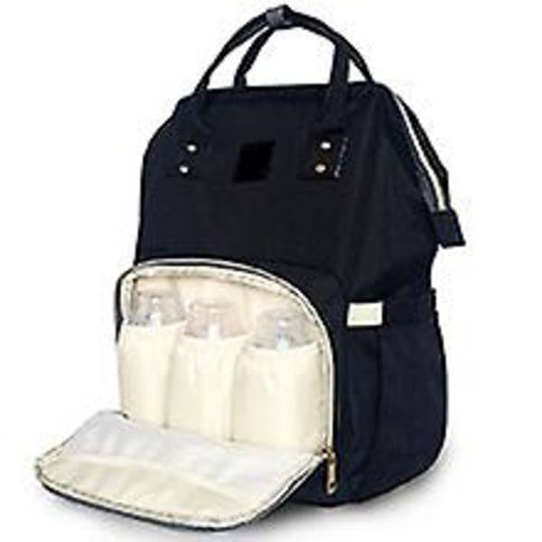 Skötväska Ryggsäck - Multifunktions Reseryggsäck Stor baby Skötväska med barnvagnsremmar, vattentät och snygg