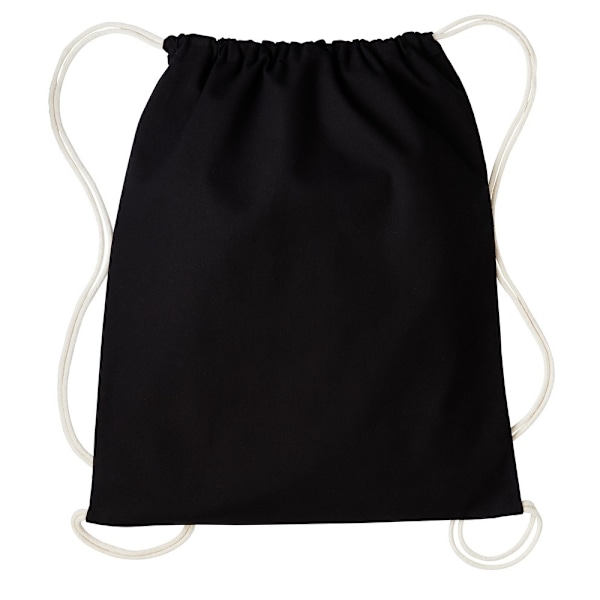 Nutshell Kiristysnyörillinen Gymsac  Musta/Luonnollinen Black/Natural One Size