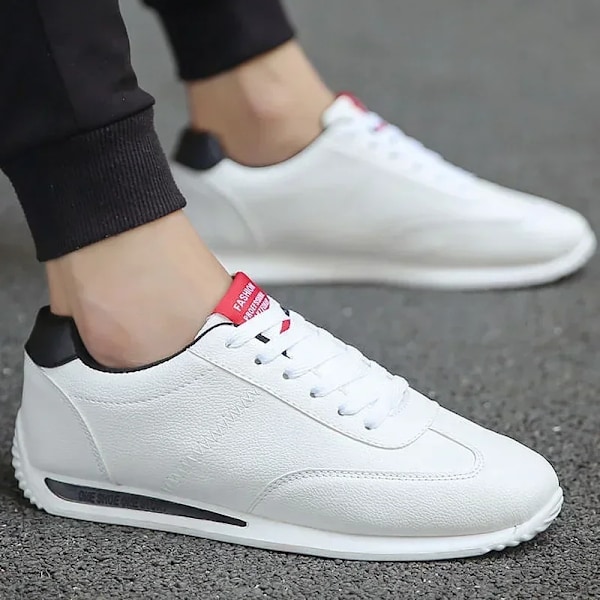 Herr Sneakers Andas Klassiska Casual Skor Man Tennis Sneakers 2024 Nytt I Utomhus Bekväma Mesh Män Skor Tenis Mascule I svart 37.5