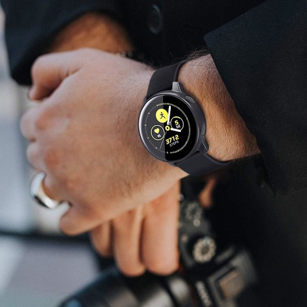 Galaxy Watch Active 2 -kotelo 44 mm: Sisältää integroidun karkaistun lasin suojan Red for Active 2 44mm