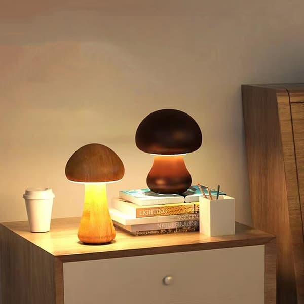 Svampelampe til soveværelset - Perfekt Lysebrun C Light brown C_max Light brown C