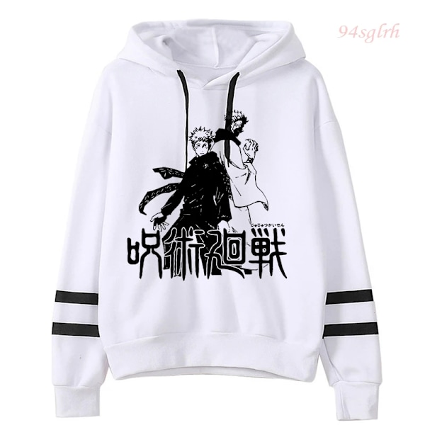 Unisex Jujutsu Kaisen Anime Yuji Itadori Hoodies Herr Harajuku Gojo Satoru Kawaii Manga Grafisk Streetwear Sweatshirts Tröjor 15510 Asian XL