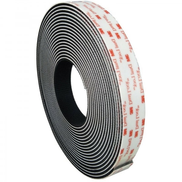 Aftagelig Ultra-Resistent Dual Lock Union Kardborreband 3M SJ3550 4 meter lang