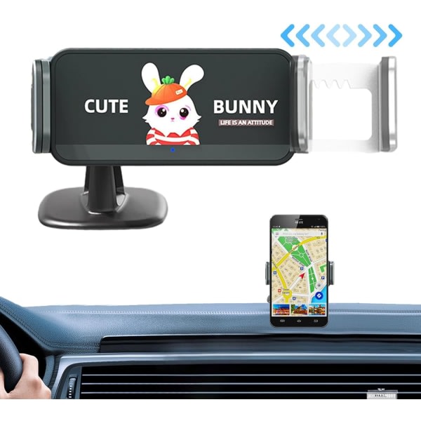 CQBB Auto Clamping Mobiltelefon Hållare, Bil Dashboard Telefonhållare | Justerbar mobiltelefonhållare för luftventil, telefonsupport