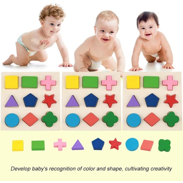 Geometriset Palikkapeli Pinottavat Palikat Montessori Pedagogiset
