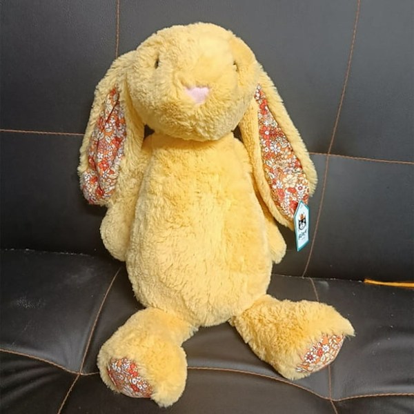Jellycat - Blossom Tulip Pink Kanin - Gave til Jenter Gutter Barn Kvinner Gul 35 cm yellow yellow color