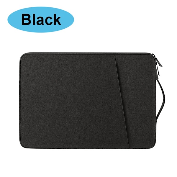 Laptopfodral Case 13, 13,3, 14, 15, 15,6 15,4 tum för Macbook Pro Air Vattentätt Notebook- cover Lenovo ASUS Huawei-väska Svart For 13-13.3 Tum
