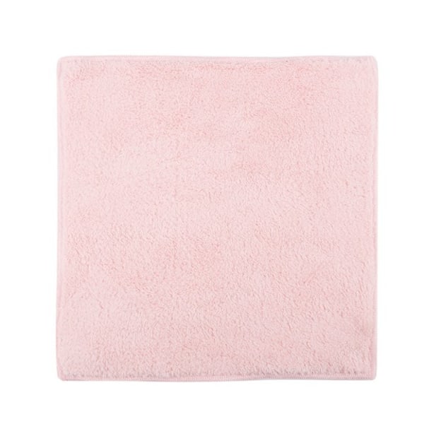 3 stk absorberende korallfleece firkantet håndkle fortykket lite firkantet håndkle lite håndkle lite lommetørkle 30*30 (Korallfløyel håndkle - rosa),