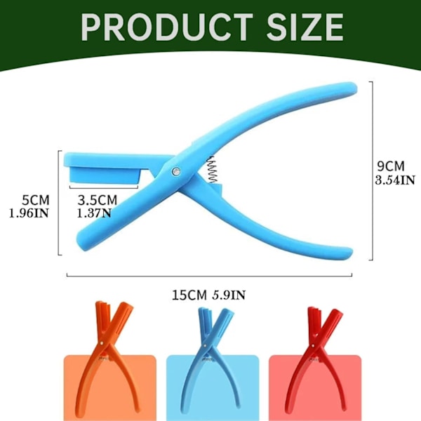 3 STK Krepseskallere, Plast Krepseskall Shucker, Crawfish Sheller Tool for å Skrelle Kokte Reker, Rekeskallere Sjømatverktøy Bærbare Lette Kjøkkenutstyr