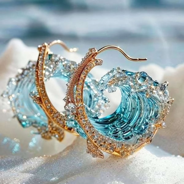 Ocean's Oath Smykkesæt, Ring og Halskæde, Inspirerende Gaveæske Ring