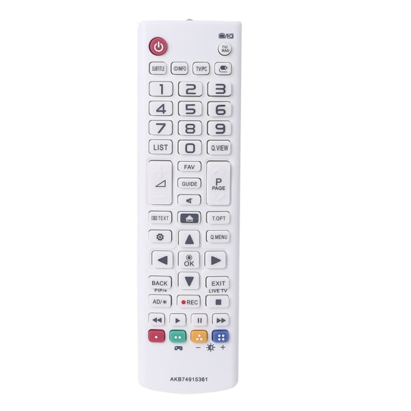 SQBB AKB74915361 Ersättningsfjärrkontroll för LG-TV 55UF6800 55UF6800-UA för Smart TV