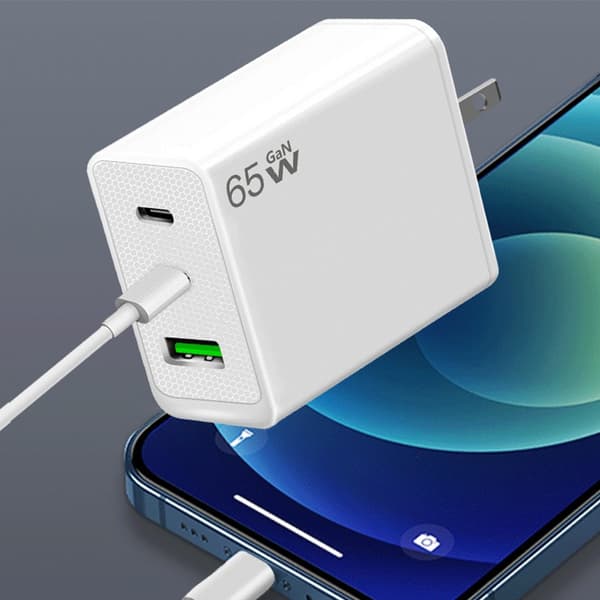 65W USB Type-C GaN-lader Power F EU-plugg_max EU-Plug