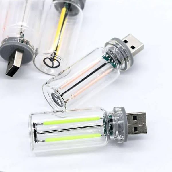 Mini USB Bil Natlys, Berøringsstyret LED Stemningslys, USB Bil Indvendig Lys G