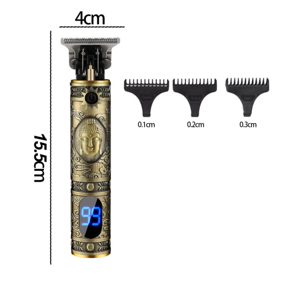 CQBB Hårklipper til mænd Hårtrimmer til frisører, Professionel trimmer, Skægkantliner til mænd-stil4