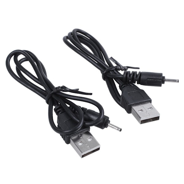 USB-kabel 2,0 mm DC-lader for 6280 E65 N73 N80 50cm 2stk