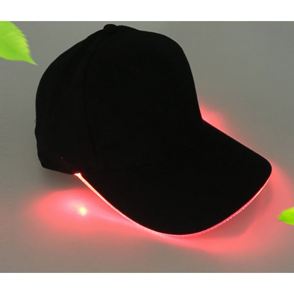 Menn Kvinner LED Baseballcaps LED Lys opp Hatt Flash Glow Rave F F