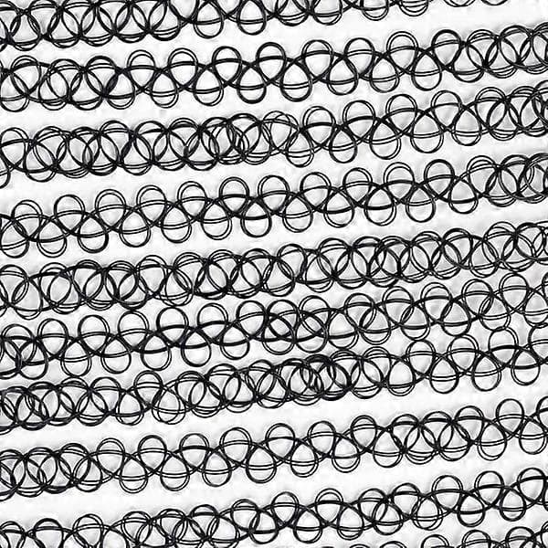 2-pak Choker Halskæde - One size Sort one size_max