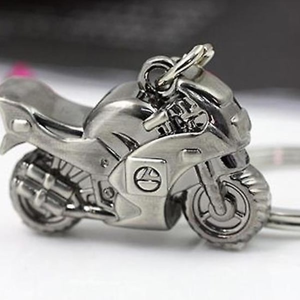 Metall Motorcykel nyckelring nyckelring Söt kreativ gåva Sport nyckelring gåva