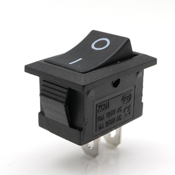 10 st 2-stifts båtrockerswitch på/av läge Spst vippströmbrytare