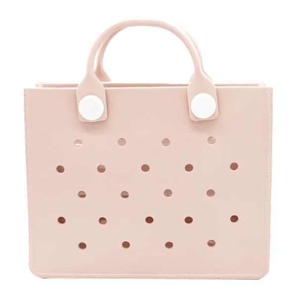 1 ST EVA Rosa håndtaske til kvinder, bærbar stofpose Casual Fashion Dating, Business rejsetaske, egnet til sommerens strandfest HYB-T15 20cm*30cm