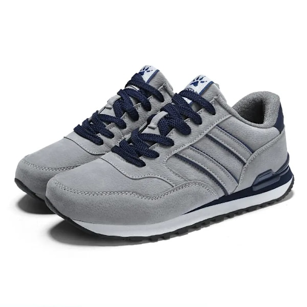Avslappede skinnsko for menn, pustende joggesko for menn, flate sko for menn, høy kvalitet, Zapatillas