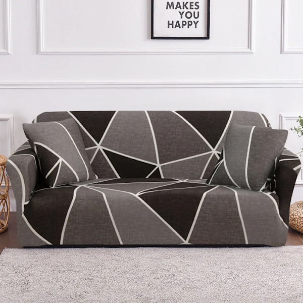Elastiska sofföverdrag för vardagsrum Geometrisk fåtölj Loveseat Cover Hörn L-formad soffa Behöver beställa 2 delar cover Color 20 Large(190-230cm)1pc