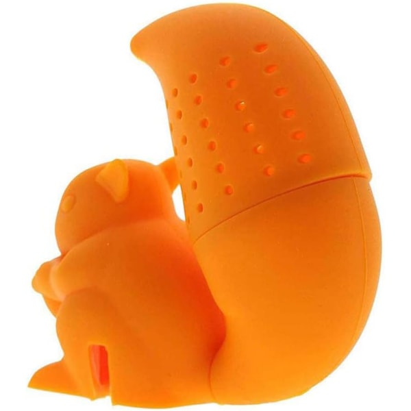 Egern Te Infuser Sød Dyr Løs Blad Te Siler Silikon Fin Mesh Te Filter Dyr Te Læk