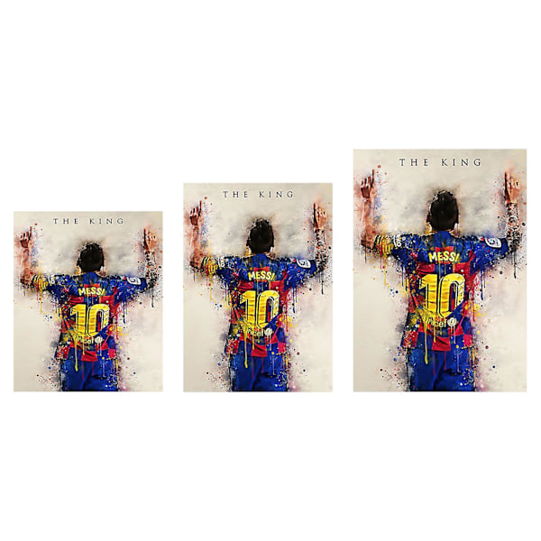 Leo Messi Fotboll Affisch Sport Konsttryck Heminredning 50*70cm