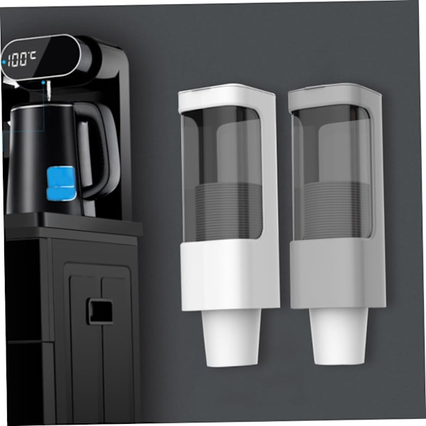 Engångskopp dispenser väggmontering dragtyp papper kopphållare arrangör maskin grå väggmontering disponibla koppar dispenser Grå
